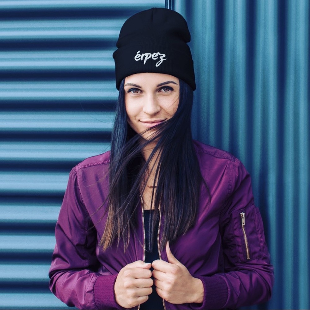 Érpez script beanie / wool hat